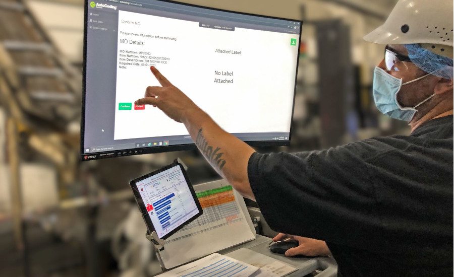 Automated coding and labeling helps improve California rice product ...