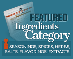 Seasonings, Spices, Herbs, Salts, Flavorings, Extracts