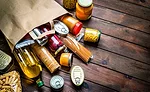 Grocery Bag of Food Products